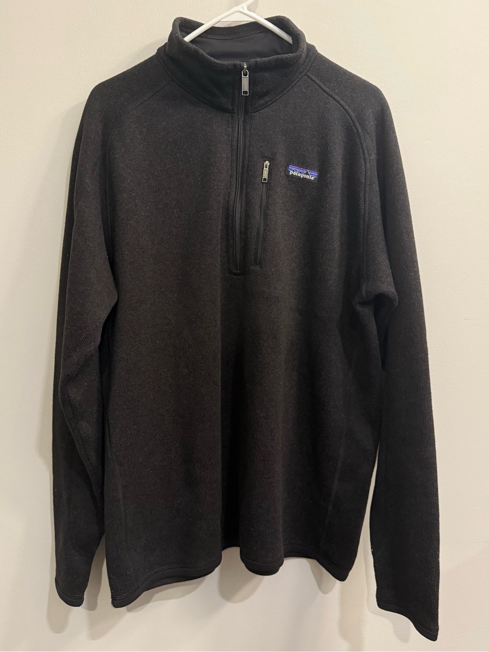 Patagonia - Men’s Sweater 1/4 Zip Fleece Pullover - Black - XL